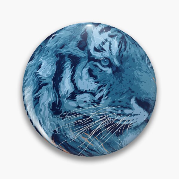 Item preview, Fire and Ice Lion Portrait designed and sold by Visual Foundry.