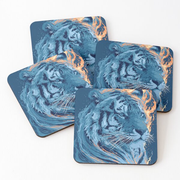 Item preview, Fire and Ice Lion Portrait designed and sold by Visual Foundry.