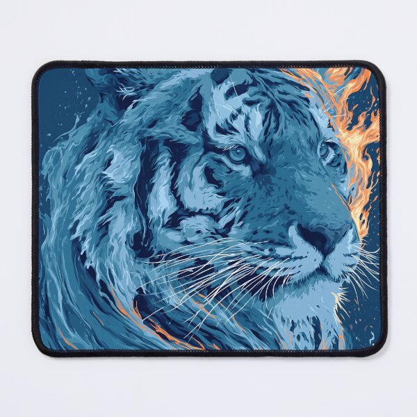 Item preview, Fire and Ice Lion Portrait designed and sold by Visual Foundry.