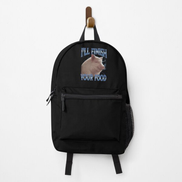 Item preview, I'll Finish Your Food Can You Finish My Food Pig Meme designed and sold by elderberry.