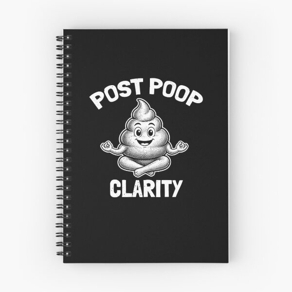 Item preview, Post Poop Clarity Funny Graphic Humor Embarrassing Joke designed and sold by elderberry.