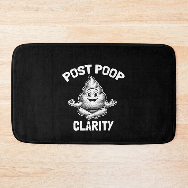 Item preview, Post Poop Clarity Funny Graphic Humor Embarrassing Joke designed and sold by elderberry.