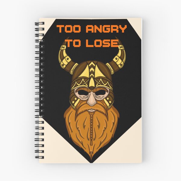 Item preview, Too angry to lose positive Viking motivation for man designed and sold by Maryart8.