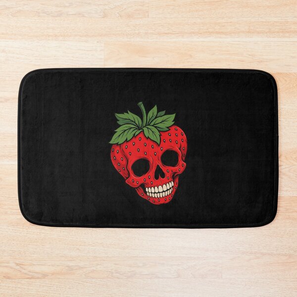 Item preview, Strawberry Skull Face designed and sold by elderberry.
