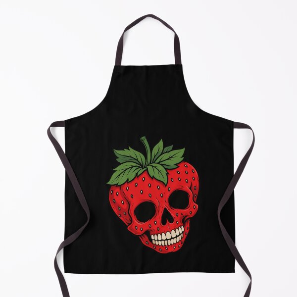 Item preview, Strawberry Skull Face designed and sold by elderberry.