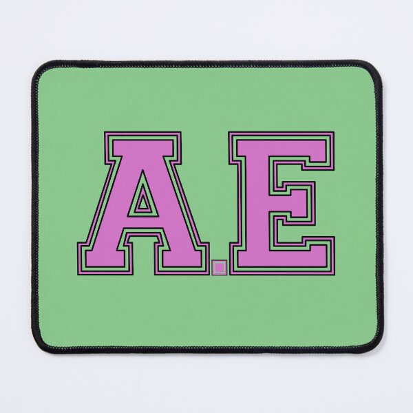 Item preview, Varsity Style AE initials designed and sold by serenebookworm.
