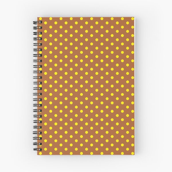 Item preview, Mini Polka Dot Brown and Yellow designed and sold by Jeallan Designs.