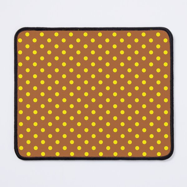 Item preview, Mini Polka Dot Brown and Yellow designed and sold by Jeallan Designs.