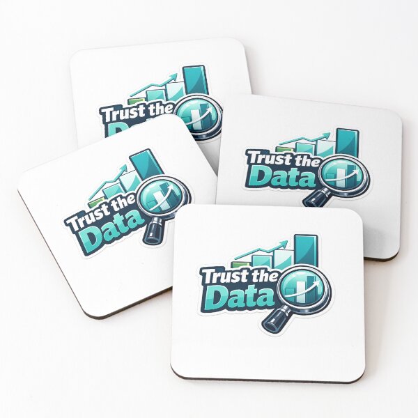 Item preview, Trust the Data – Analytics Humor Sticker designed and sold by BrightMindPrint.