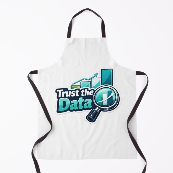 Item preview, Trust the Data – Analytics Humor Sticker designed and sold by BrightMindPrint.