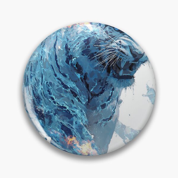 Item preview, Ethereal Tiger Fire and Ice designed and sold by Visual Foundry.