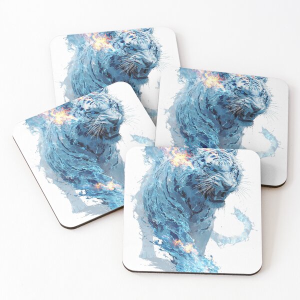 Item preview, Ethereal Tiger Fire and Ice designed and sold by Visual Foundry.