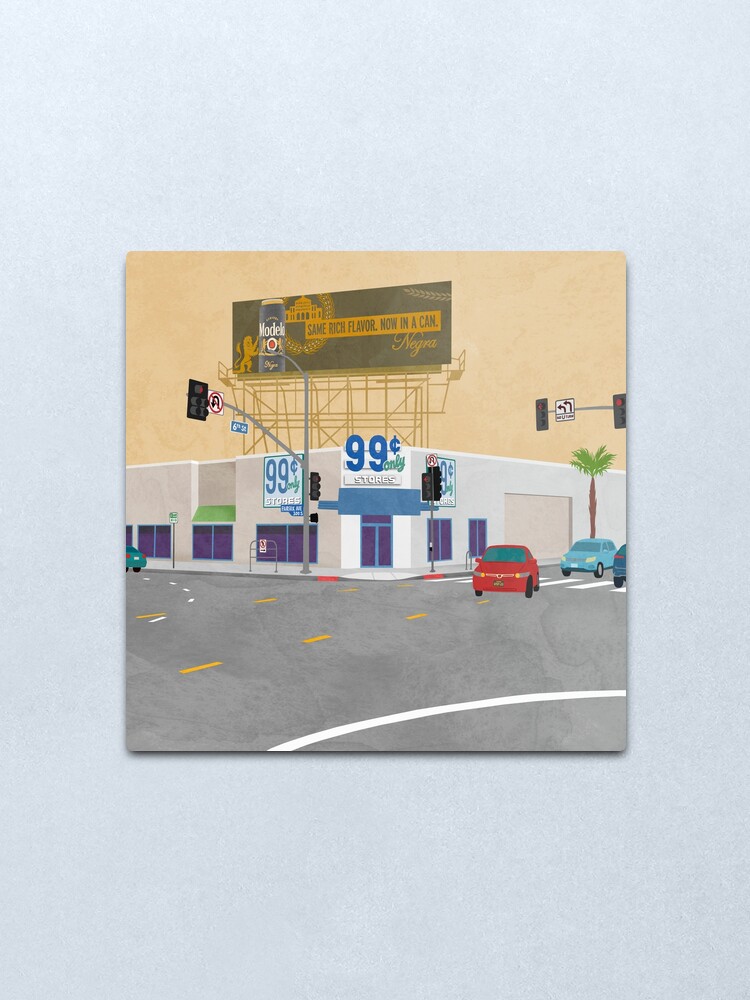 Alternate view of 99 Cent Store Metal Print