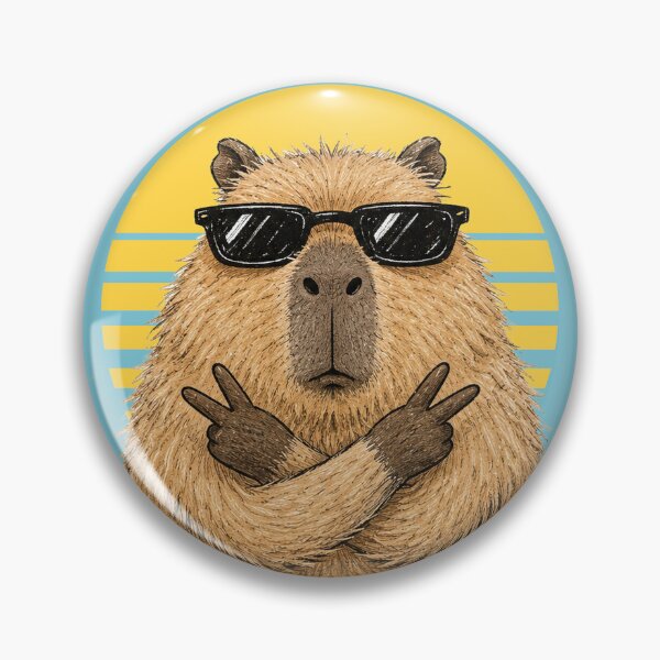 Item preview, Low Energy High Vibes Capybara designed and sold by StillWildink.