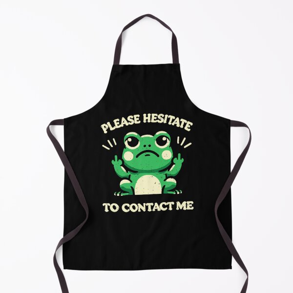 Item preview, Please Hesitate To Contact Me Grumpy Frog designed and sold by marke770.