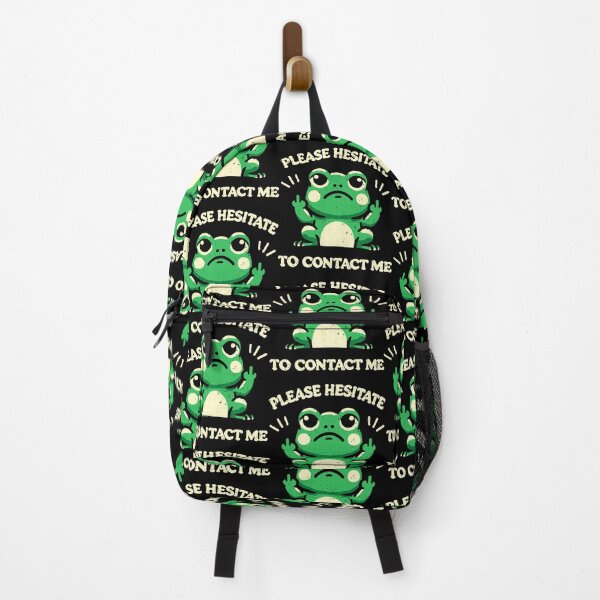 Item preview, Please Hesitate To Contact Me Grumpy Frog designed and sold by marke770.