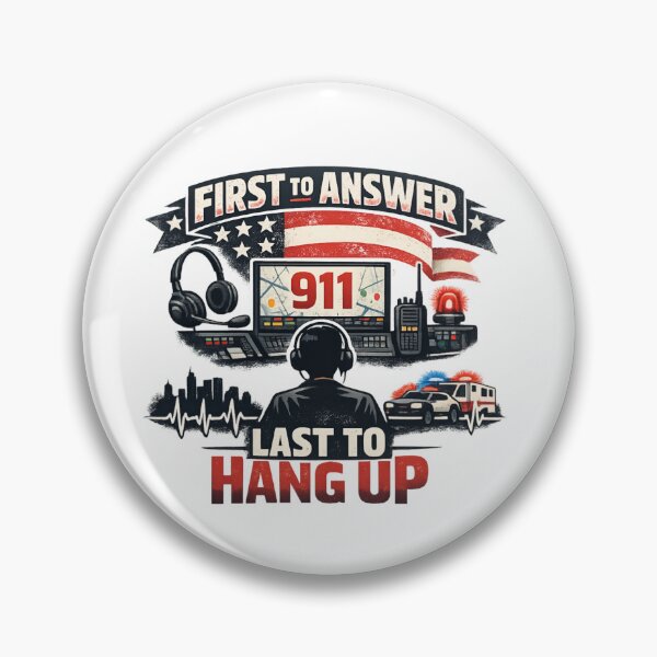 Item preview, First to Answer Last to Hang Up Dispatcher - Retro Emergency Operator  designed and sold by SidTastic .