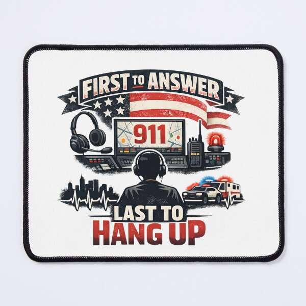 Item preview, First to Answer Last to Hang Up Dispatcher - Retro Emergency Operator designed and sold by SidTastic .