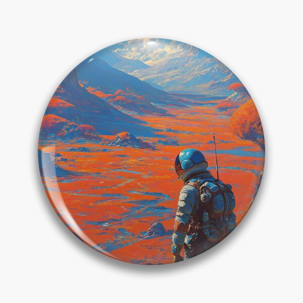 Item preview, Astronaut Explorer on Alien Planet designed and sold by Visual Foundry.