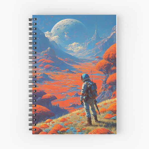 Item preview, Astronaut Explorer on Alien Planet designed and sold by Visual Foundry.