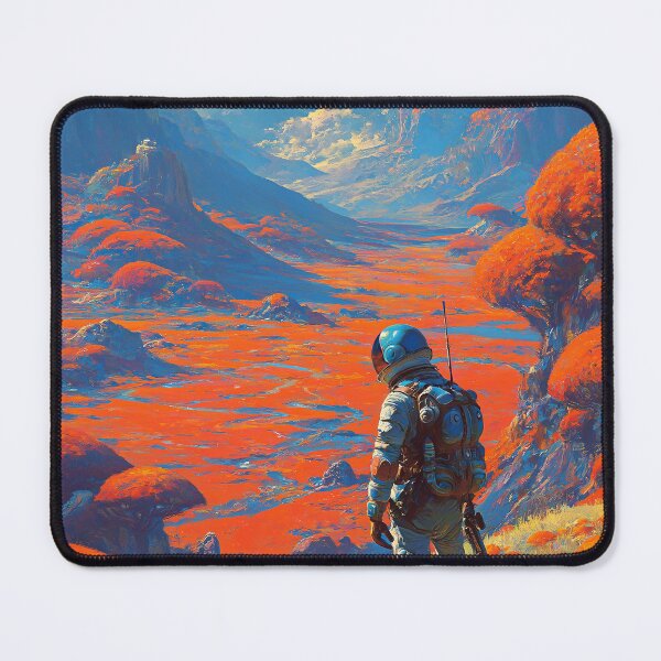 Item preview, Astronaut Explorer on Alien Planet designed and sold by Visual Foundry.