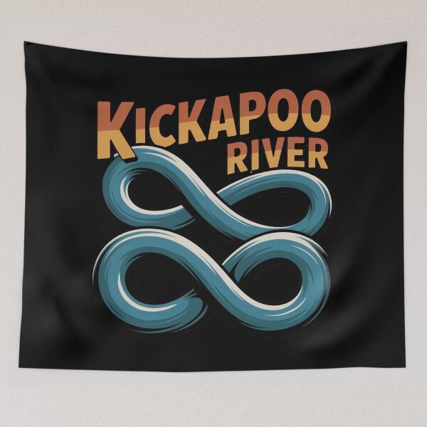 Item preview, Kickapoo river - travel enthusiasts designed and sold by DamioPolArt.