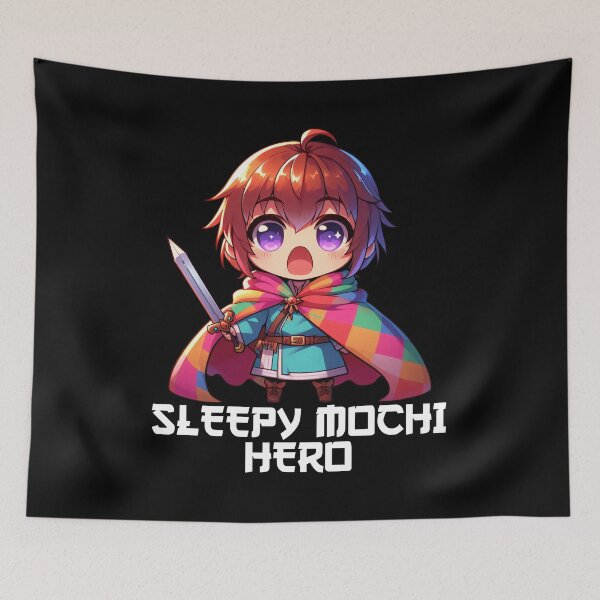 Item preview, ANIME - SLEEPY MOCHI HERO designed and sold by KEF Custom.