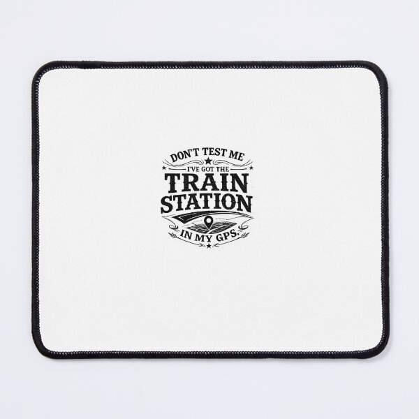 Item preview, Funny Train Meme Dark Humor Sarcastic GPS Joke Design designed and sold by Designs That Speak ✨.