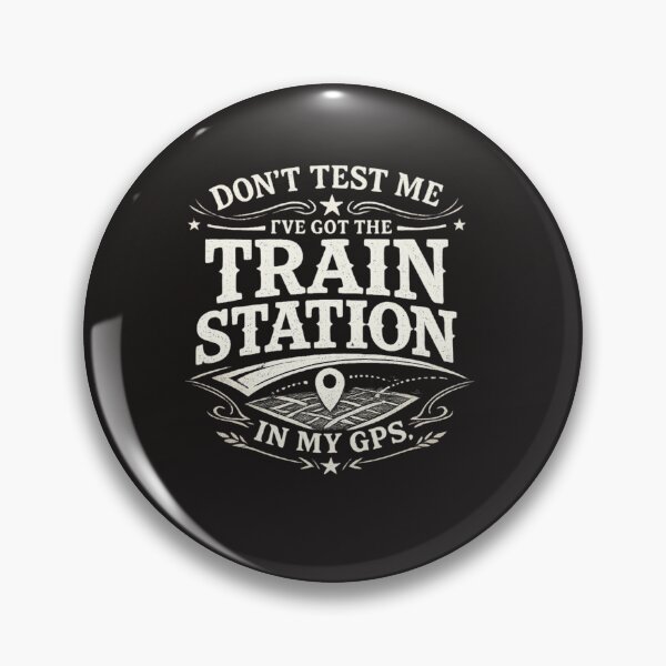 Item preview, Funny Train Meme Dark Humor Sarcastic GPS Joke Design designed and sold by Designs That Speak ✨.