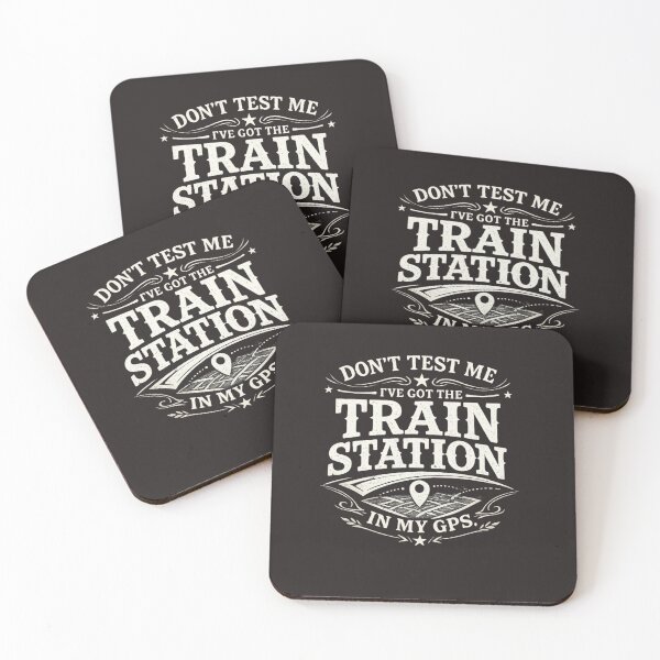 Item preview, Funny Train Meme Dark Humor Sarcastic GPS Joke Design designed and sold by Designs That Speak ✨.