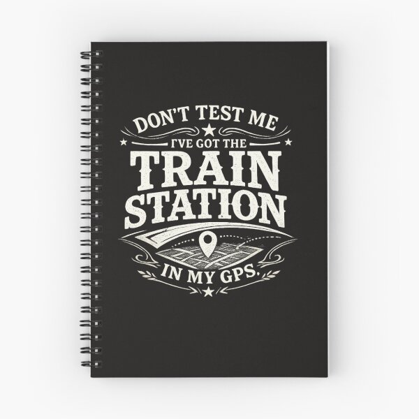 Item preview, Funny Train Meme Dark Humor Sarcastic GPS Joke Design designed and sold by Designs That Speak ✨.