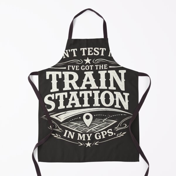 Item preview, Funny Train Meme Dark Humor Sarcastic GPS Joke Design designed and sold by Designs That Speak ✨.