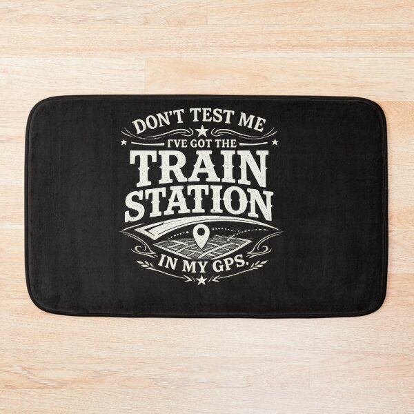 Item preview, Funny Train Meme Dark Humor Sarcastic GPS Joke Design designed and sold by Designs That Speak ✨.