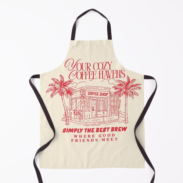 Item preview, Your Cozy Coffee Haven - Retro Tropical Cafe designed and sold by SilverSeaBKK.