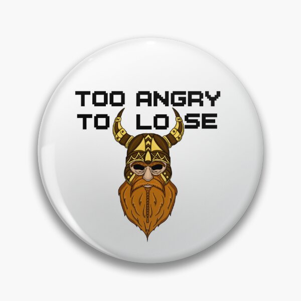 Item preview, Viking heard too angry to lose designed and sold by Maryart8.