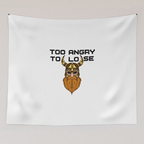 Item preview, Viking heard too angry to lose designed and sold by Maryart8.