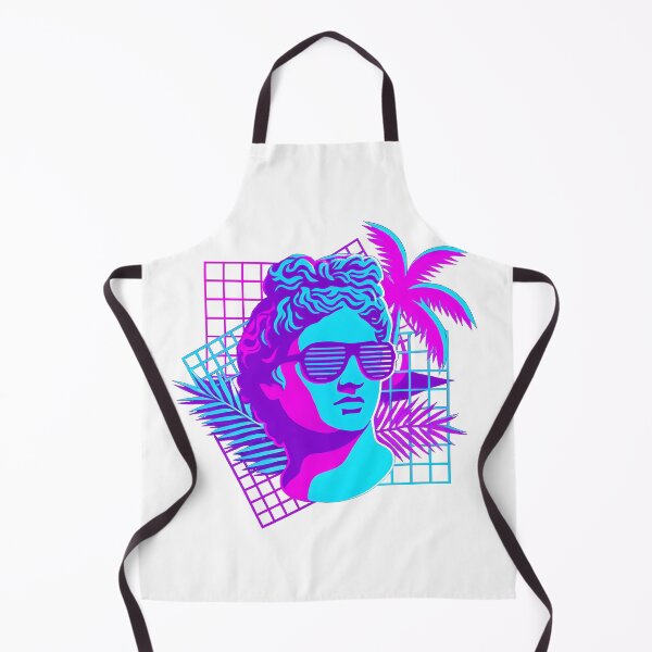 Item preview, Neon Synthwave Greek God - Vaporwave Aesthetic designed and sold by BlueCoyoteDigital.