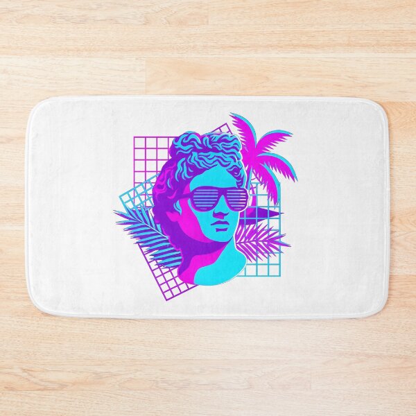 Item preview, Neon Synthwave Greek God - Vaporwave Aesthetic designed and sold by BlueCoyoteDigital.