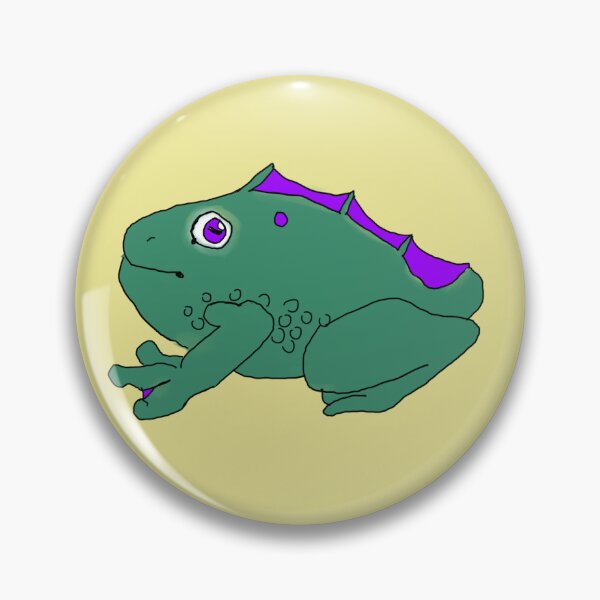 Item preview, Green and Purple Cute Frog With Spots designed and sold by Junpeiberry.