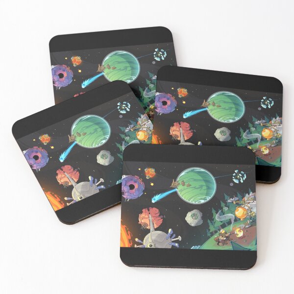 Item preview, Outer Wilds Comic Space and campfire Scene – Indie Game Landscape designed and sold by · GAMING SOUL ·.