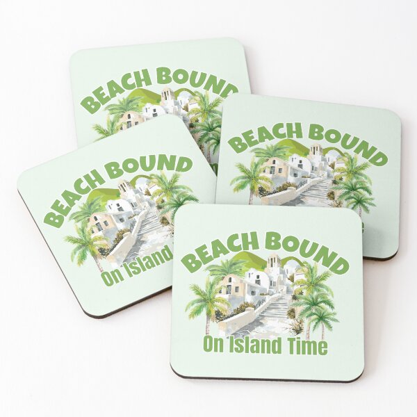 Item preview, Beach Bound On Island Time Mediterranean Art designed and sold by SilverSeaBKK.