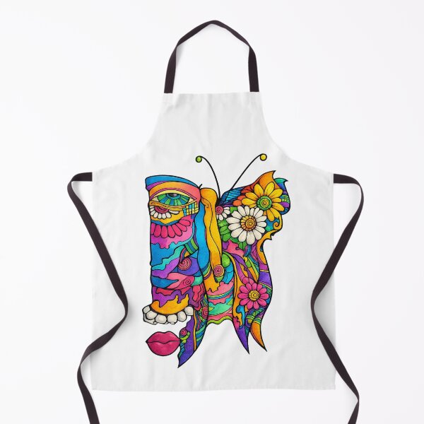 Item preview, Psychedelic Butterfly Bloom Face designed and sold by Ashes to Artistry.