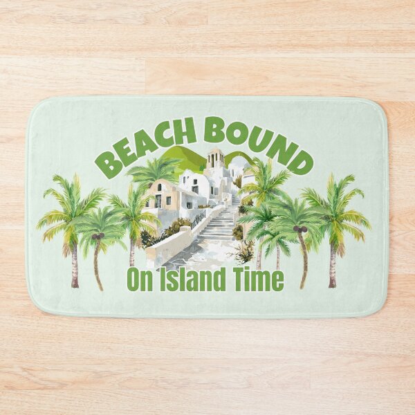 Item preview, Beach Bound On Island Time Mediterranean Art designed and sold by SilverSeaBKK.