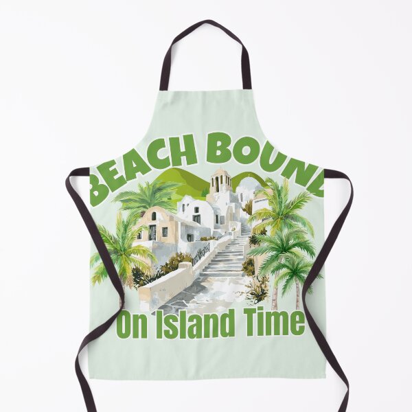Item preview, Beach Bound On Island Time Mediterranean Art designed and sold by SilverSeaBKK.
