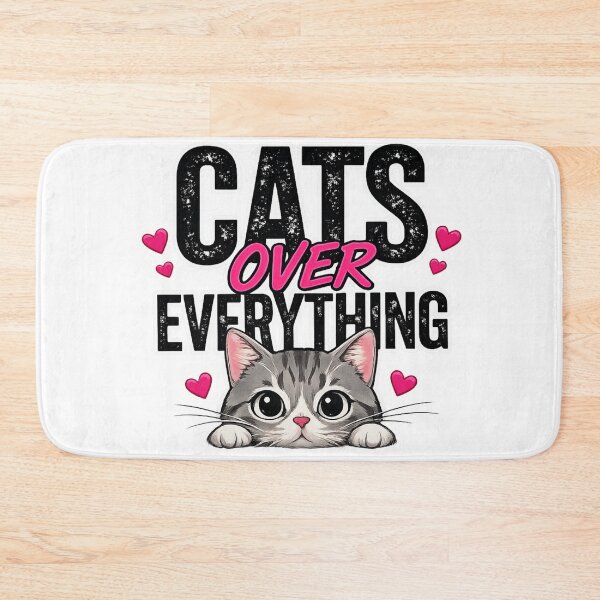 Item preview, Cats over everything - graphic kitty cat quotes designed and sold by SrumbleArt.