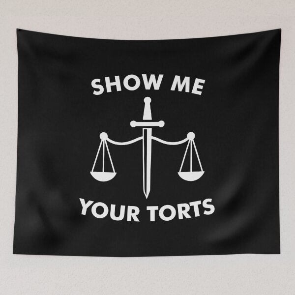 Item preview, Show Me Your Torts - Funny Law School Gift designed and sold by kazunayukov.