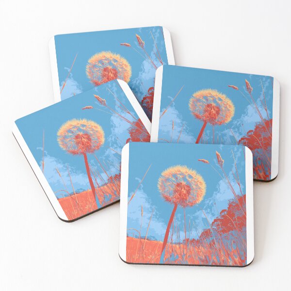 Item preview, ABSTRACT DANDELION – Modern Home Art Print designed and sold by MarkedArtPrints.