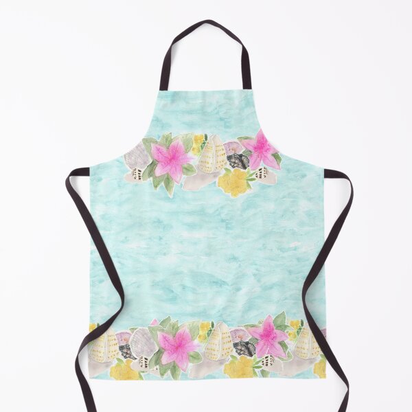 Item preview, Tropical Flowers and Pacific Ocean Shells Treasure Trove designed and sold by FaireWaveArt.