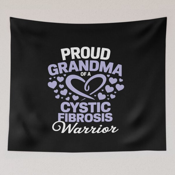 Item preview, Grandma of a Cystic Fibrosis Warrior Cystic Fibrosis Awareness designed and sold by SapfireStuArt.