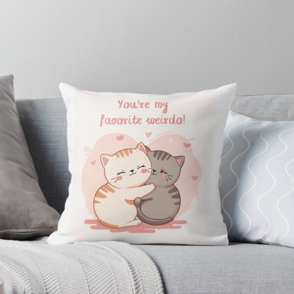 Item preview, Cute Kawaii Cat Couple Hugging designed and sold by SoftMoon.